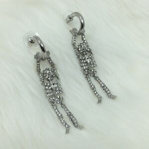 Sugarfix by Baublebar Skeleton Rhinestone Earrings NEW Drop Dead Hottie Gothic